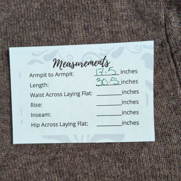 NWT Lusso Heather Caramel Open Front Long Sleeve Knit Cashmere Cardigan Size M - Picture 7 of 7